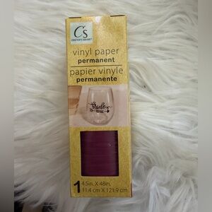 🧡10/$10 Craft Purple Vinyl Paper for Party Decorations